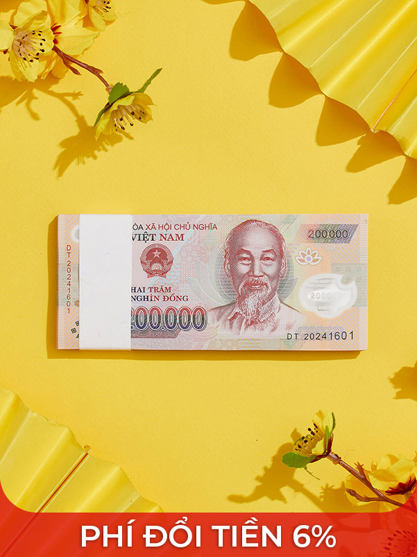 TIỀN MỚI 200.000Đ CỌC 100 (TỜ)